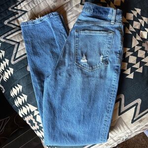 Abercrombie & Fitch 90’s Straight Ultra High Rise Curve Love jeans size 6 Long